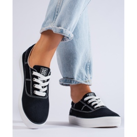 Baskets Big Star KK274019 pour femmes le noir 1