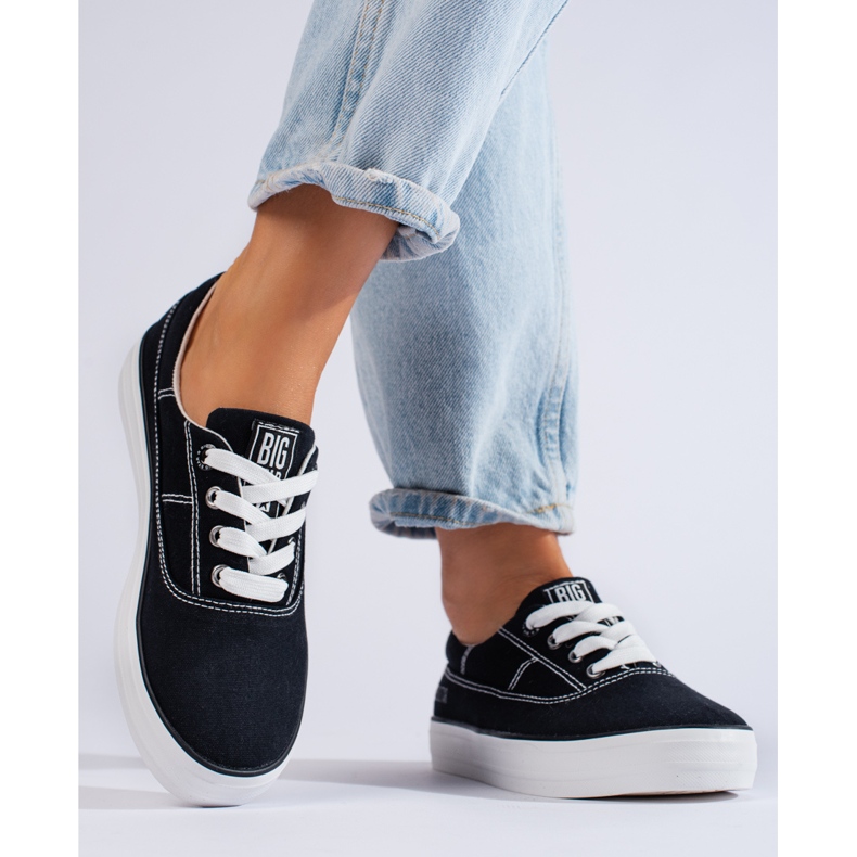 Baskets Big Star KK274019 pour femmes noir 1