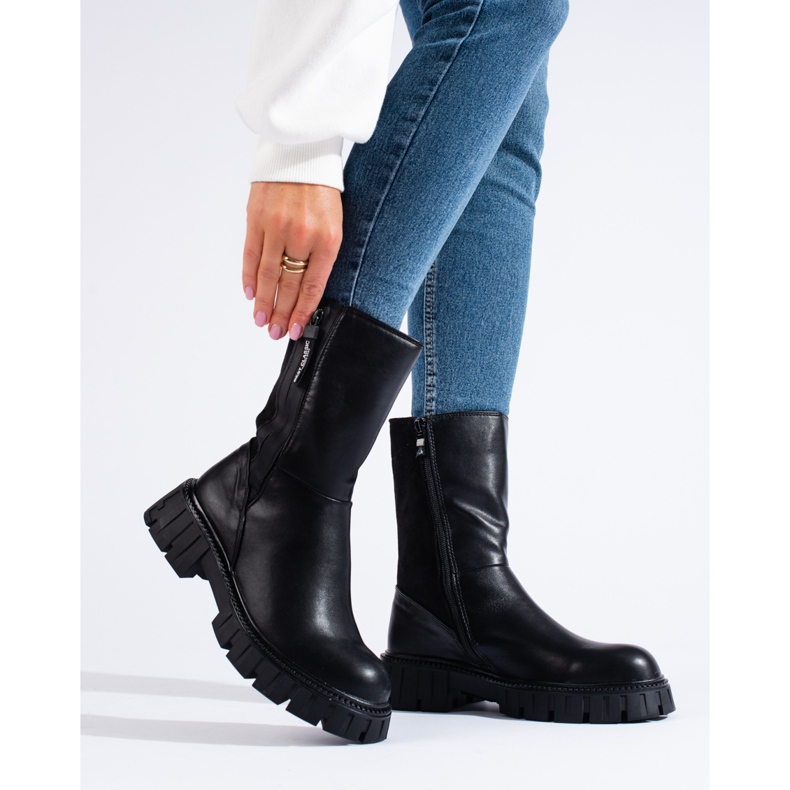 Bottes pour femmes à tige haute Shelovet noir le noir 1 Bottes pour femmes à tige haute Shelovet noir le noir 1