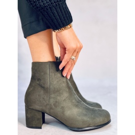 Bottines Talgo Green à talons hauts vert 2