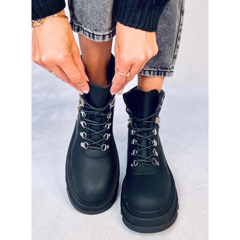 Bottes de trappeur noires Hudson le noir 1 Bottes de trappeur noires Hudson le noir 1