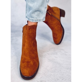 Bottines à talons larges Fill Camel brun 4