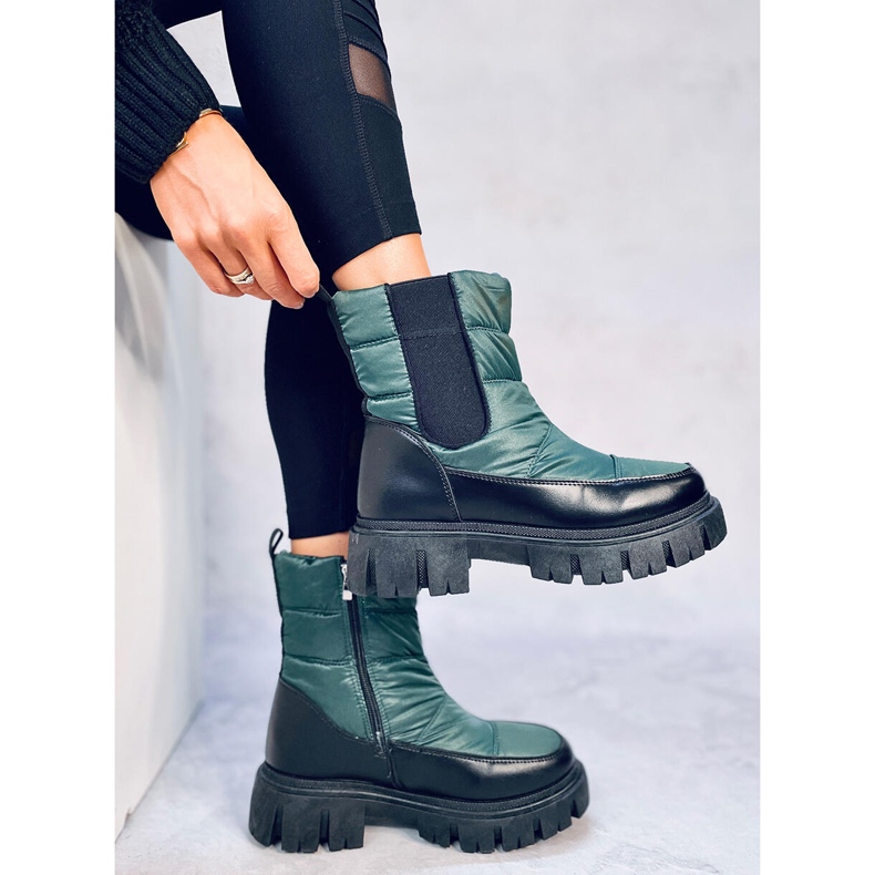Bottes de neige isolées Milan Vert 2