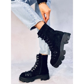 Bottes de travail à lacets Conor Black noir 2