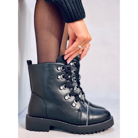 Bottes militaires Balboa noires le noir 1