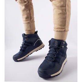 Bleu Big Star KK274611 bottes marine 1