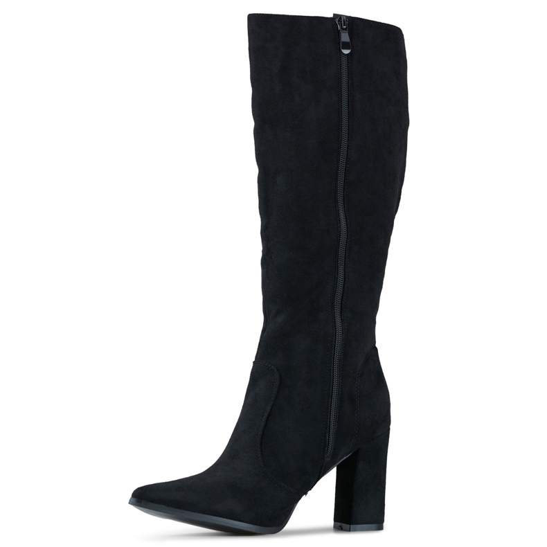 Bottes hautes noires pour femmes le noir 1 Bottes hautes noires pour femmes le noir 1
