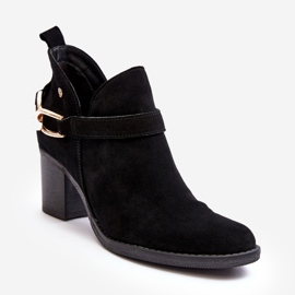 Bottes à Talons Hauts en Daim pour Femme Maciejka 06247-01 Noir le noir 1