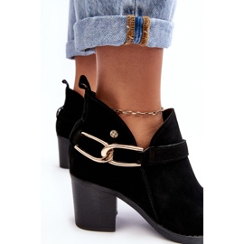 Bottes à Talons Hauts en Daim pour Femme Maciejka 06247-01 Noir le noir 6