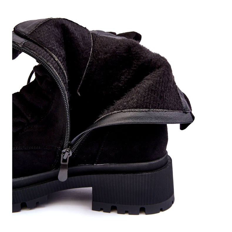 Seastar Marchandises isolées bottes à thètes plates noires 1