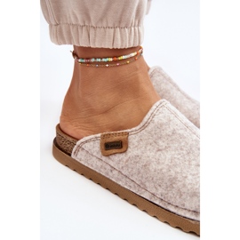 Chaussures Maison Femme Chaussons Inblu DJ000010 Beige clair 1