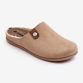 Inblu Chaussures d'intérieur pour femmes Pantoufles GF000011 Beige 2