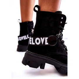 Seastar Bottes hautes en daim avec isolation, noir le noir 4