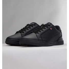 Chaussures Tommy Hilfiger Lo Cup Lth M FM0FM04827BDS noir 1