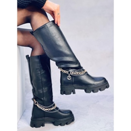 Bottes à chaînes Persia Noir le noir 3