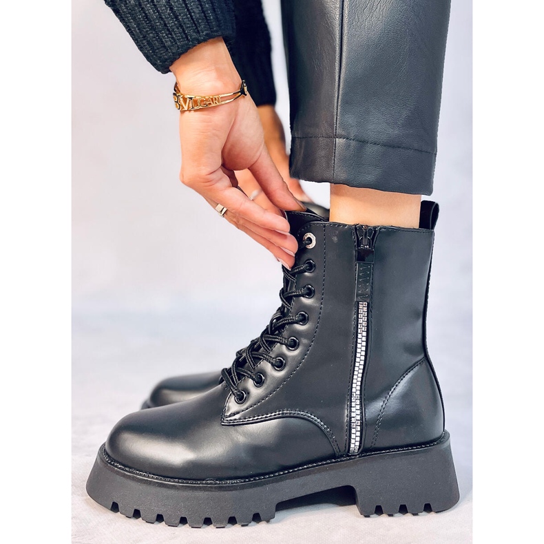 Bottines à lacets Hargest Noir 1