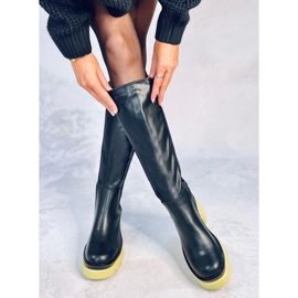 Bottes à semelles colorées de Woods NOIR/BLEU le noir 5