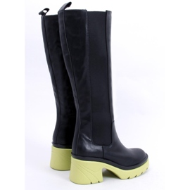 Bottes à semelles colorées de Woods NOIR/BLEU le noir 1