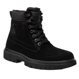 Calvin Klein Jeans Lug Mid Laceup Boot Hike YM0YM00270 chaussures le noir 1 Calvin Klein Jeans Lug Mid Laceup Boot Hike YM0YM00270 chaussures le noir 1
