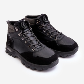 Chaussures de Trekking Trapper à Lacets Homme Noir Salomene 1