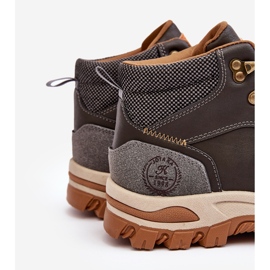 Chaussures de Trekking Trapper à Lacets Homme Gris Salomene 2