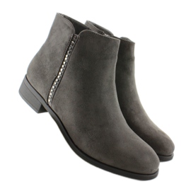 Bottines Chelsea en daim avec JK25 Pierres grises 6
