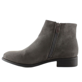 Bottines Chelsea en daim avec JK25 Pierres grises 5