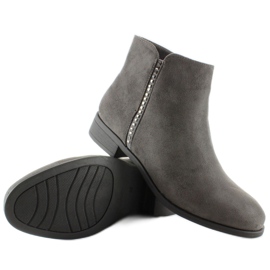 Bottines Chelsea en daim avec JK25 Pierres grises 7