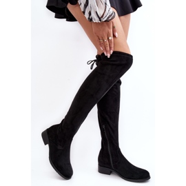 Cuissardes En Daim Pour Femme Noir Enelyn le noir 2