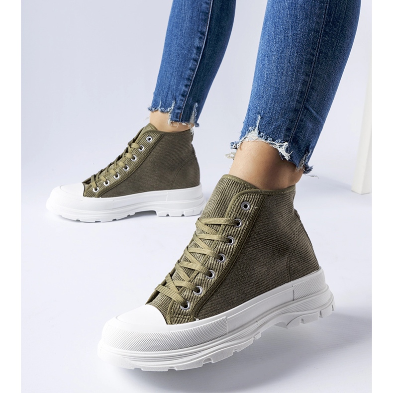 Inna Baskets montantes vertes Villaggio 1