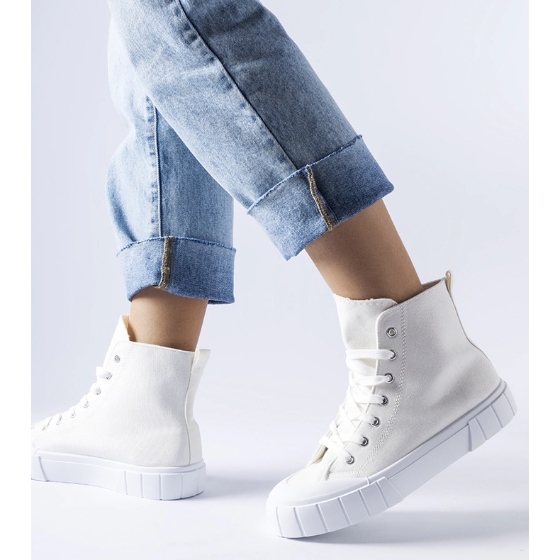 Inna Baskets montantes Citta blanches 1 Inna Baskets montantes Citta blanches 1