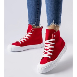 Inna Baskets montantes Citta rouges 1
