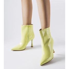 Bottines vernies vertes de Dionisi 1