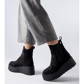 Bottines compensées Discesa isolées noires le noir 2