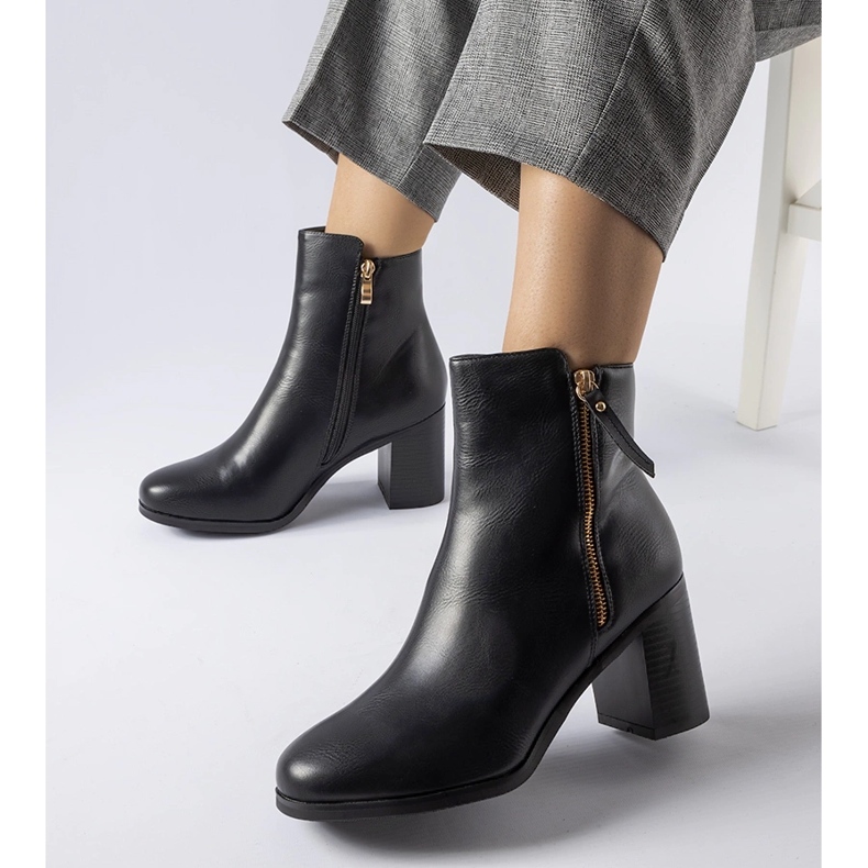 Bottines Edilio classiques isolées noires le noir 1