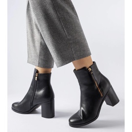 Bottines Edilio classiques isolées noires le noir 2