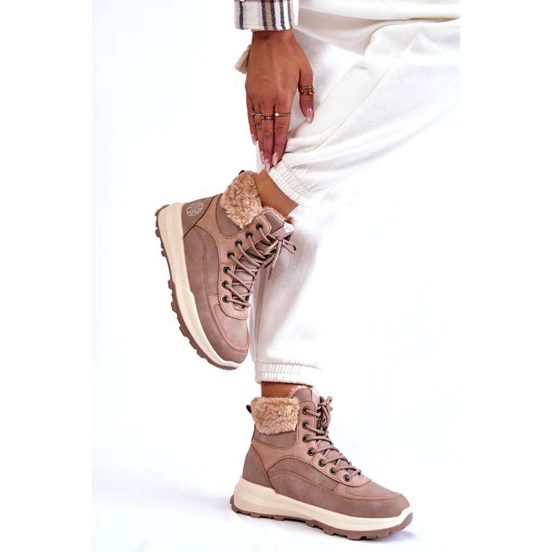 Bottes isolées pour femmes Lee Cooper LCJ-22-44-1363 Pink rose 1