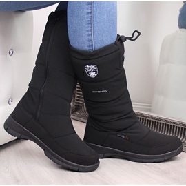 Bottes de neige imperméables American Club W AM613 noir 1