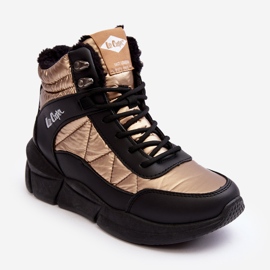 Bottes isolées pour femmes sur la plateforme Lee Cooper LCJ-23-44-1986L Or d'or 2