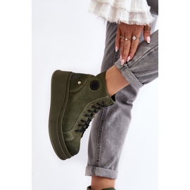 Bottines en Daim à Plateforme Massive Maciejka 06309-24 Olive vert 6