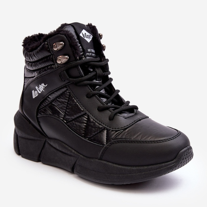 Bottes isolées pour femmes sur la plateforme Lee Cooper LCJ-23-44-1984 Noir le noir 1