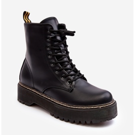 Bottines à Lacets Femme Noir Maddis 2