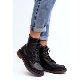 Bottines Trappeur Pour Femme Avec Fermeture Éclair Noir Mibrasa 2