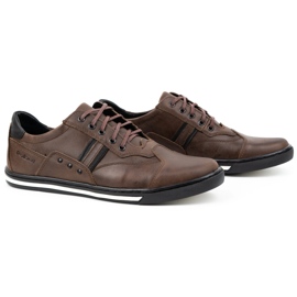 Polbut Chaussures de sport décontractées pour hommes 1801 Ns marron foncé brun 2 Polbut Chaussures de sport décontractées pour hommes 1801 Ns marron foncé brun 2