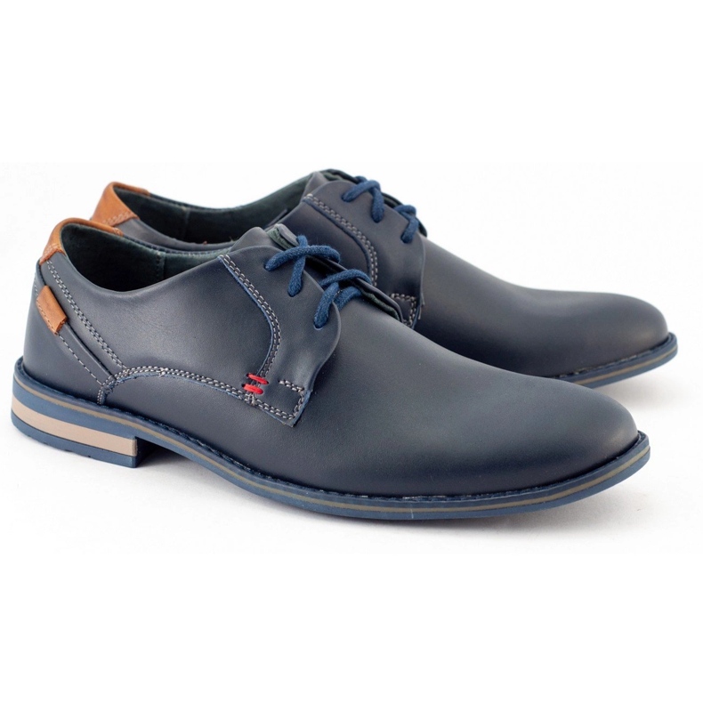 KOMODO Chaussures élégantes pour hommes 859 bleu marine 3 KOMODO Chaussures élégantes pour hommes 859 bleu marine 3