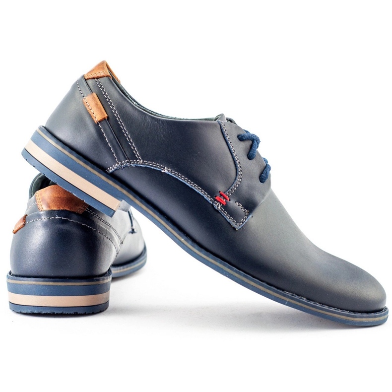 KOMODO Chaussures élégantes pour hommes 859 bleu marine 4 KOMODO Chaussures élégantes pour hommes 859 bleu marine 4