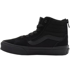 Chaussures Vans Yt Filmore Hi Zip Jr VN0A5HZFGL4 noir 1