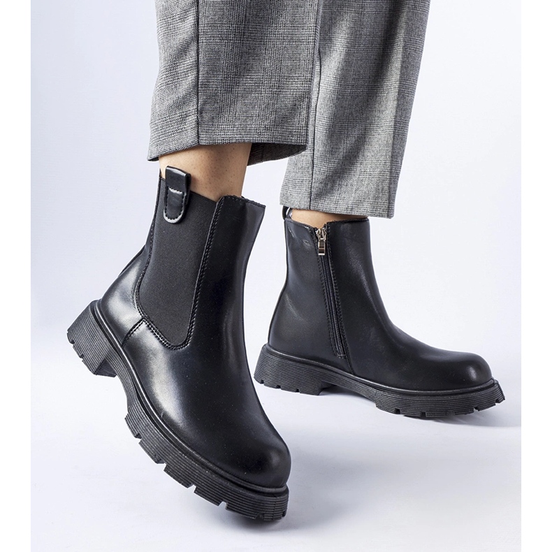 Bottines Giacinta classiques noires le noir 1