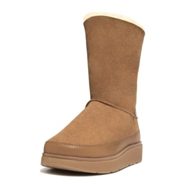 FitFlop GEN-FF Bottes courtes en peau de mouton double face W GO9-A69 brun 1