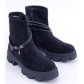 Connie Bottes plates noires le noir 1